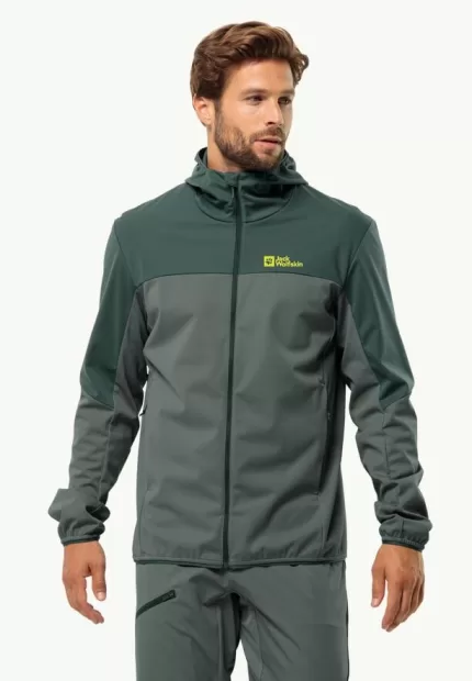 Feldberg Hoody Herren-Softshelljacke slate green