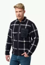 Felslicht Check Jkt Herren-Fleecejacke dark navy