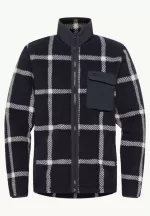 Felslicht Check Jkt Herren-Fleecejacke dark navy