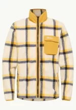 Felslicht Check Jkt Herren-Fleecejacke panna cotta