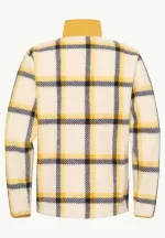 Felslicht Check Jkt Herren-Fleecejacke panna cotta