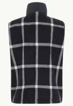 Felslicht Check Vest Herren-Fleeceweste dark navy