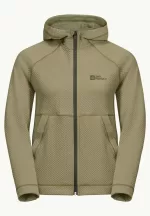 Fernweh Hooded Jkt Damen Fleecejacke Bay Leaf