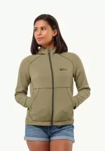 Fernweh Hooded Jkt Damen Fleecejacke Bay Leaf