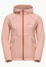 Fernweh Hooded Jkt Damen Fleecejacke Rose Dawn