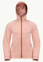 Fernweh Hooded Jkt Damen Fleecejacke Rose Dawn