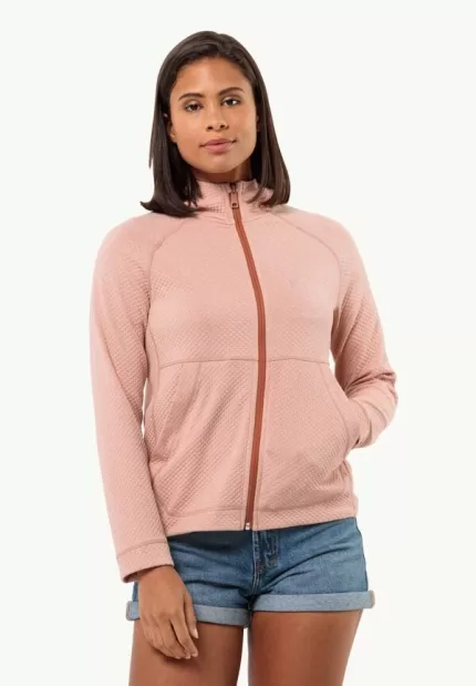 Fernweh Hooded Jkt Damen Fleecejacke Rose Dawn