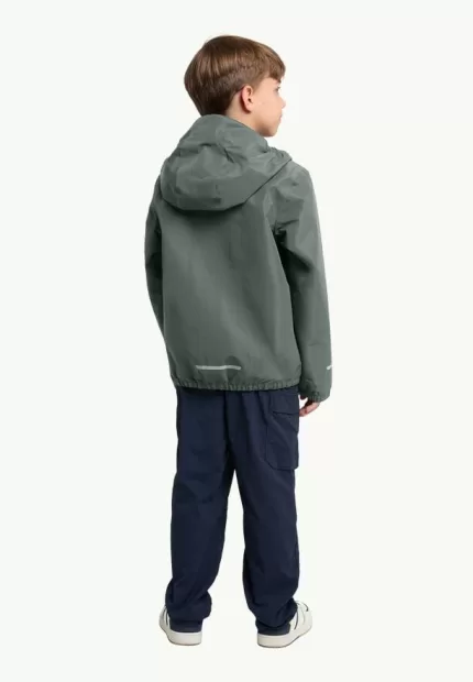 Flaze Jacket Regenjacke für Kinder slate green