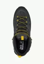 Force Crest Texapore Mid Wasserdichte Herren-Trekkingschuhe Black/Burly Yellow Xt