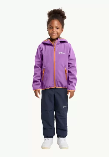 Fourwinds Jacket Kids Kinder-Softshelljacke Sea Rose