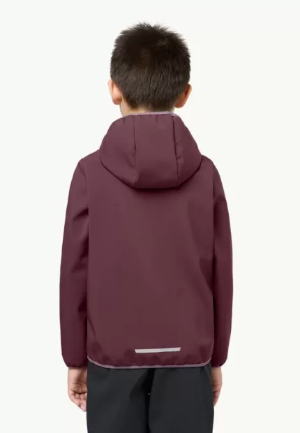 Fourwinds Jacket Kids Kinder-Softshelljacke boysenberry