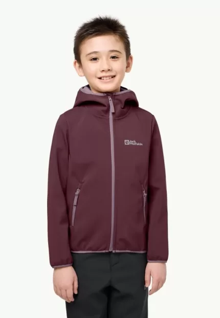 Fourwinds Jacket Kids Kinder-Softshelljacke boysenberry