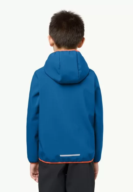 Fourwinds Jacket Kids Kinder-Softshelljacke crisp cobalt