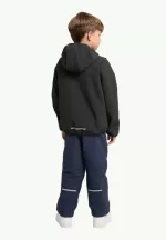 Fourwinds Jacket Kids Kinder-Softshelljacke granite black