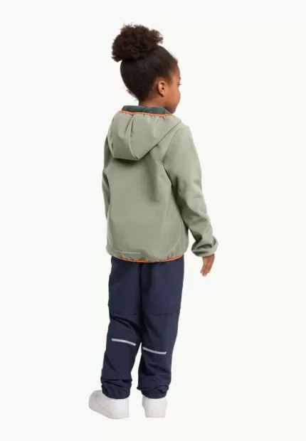 Fourwinds Jacket Kids Kinder-Softshelljacke mint leaf