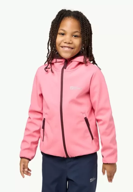 Fourwinds Jacket Kids Kinder-Softshelljacke pink lemonade