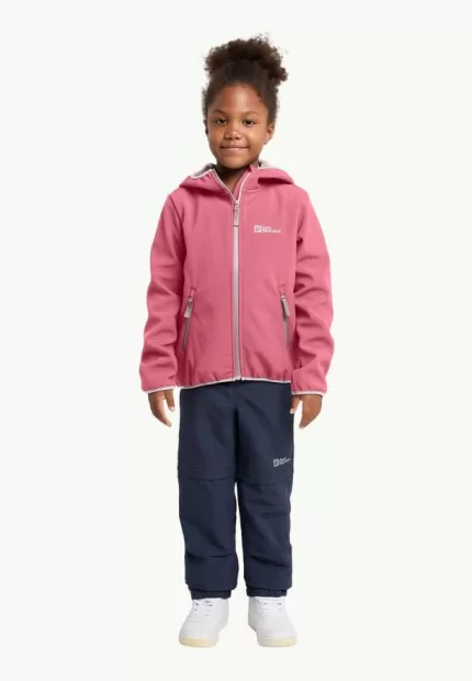 Fourwinds Jacket Kids Kinder-Softshelljacke soft pink