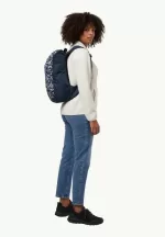 Frauenstein Damen-Tagesrucksack Leaves Night Blue