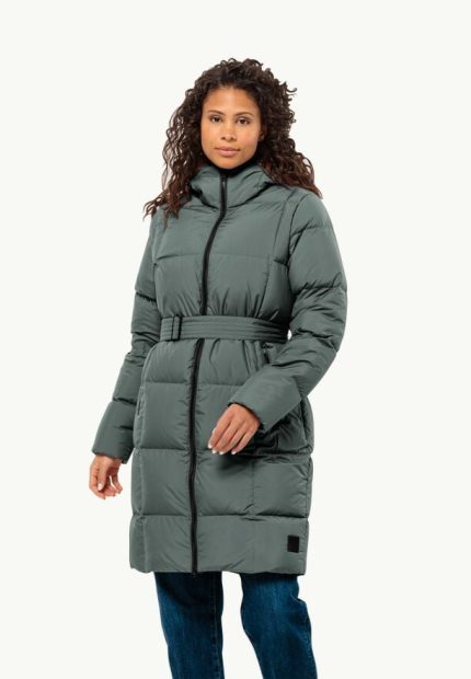 Frozen Lake Coat W Rds Damen-Daunenmantel slate green