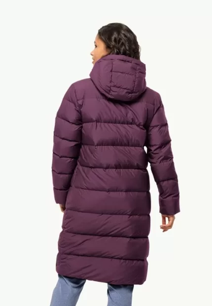 Frozen Palace Coat W Rds Damen-Daunenmantel berry jam