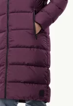 Frozen Palace Coat W Rds Damen-Daunenmantel berry jam