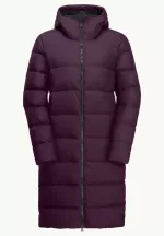 Frozen Palace Coat W Rds Damen-Daunenmantel berry jam