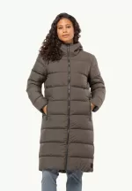 Frozen Palace Coat W Rds Damen-Daunenmantel cold coffee