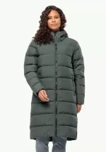 Frozen Palace Coat W Rds Damen-Daunenmantel slate green