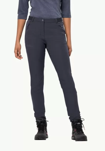 Geigelstein Slim Pants Softshell-Wanderhose für Damen Graphite