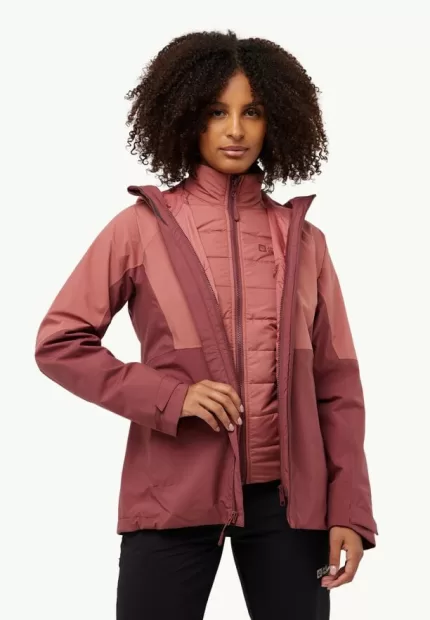 Glaabach 3in1 Jkt 3 in 1 Jacke Damen red ochre