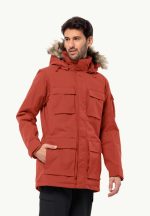 Glacier Canyon Parka Wasserdichter Wintermantel für Herren intense rust