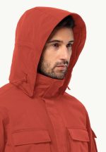 Glacier Canyon Parka Wasserdichter Wintermantel für Herren intense rust