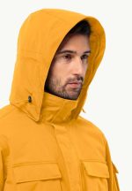 Glacier Canyon Parka Wasserdichter Wintermantel für Herren mustard