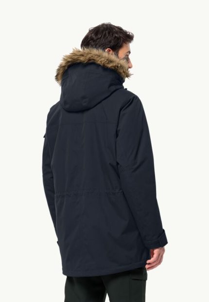 Glacier Canyon Parka Wasserdichter Wintermantel für Herren night blue