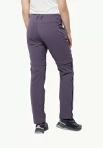 Glastal Zip Away Pants Softshell-Wanderhose für Damen Dark Grape