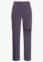 Glastal Zip Away Pants Softshell-Wanderhose für Damen Dark Grape