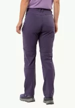 Glastal Zip Off Pants Zip-Off-Wanderhose für Damen Dark Grape