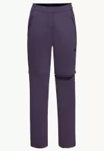 Glastal Zip Off Pants Zip-Off-Wanderhose für Damen Dark Grape