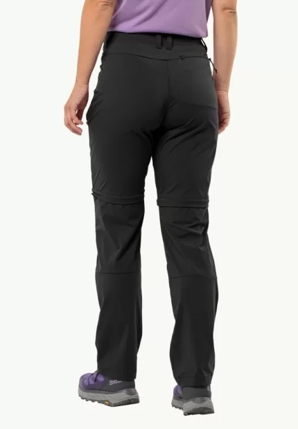 Glastal Zip Off Pants Zip-Off-Wanderhose für Damen black