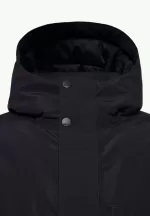 Gletschersee Parka Wasserdichter Herren-Wintermantel black