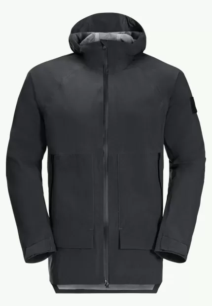 Goldgewann Parka Herren Regenmantel Phantom