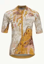 Gravex Printed Fz S|s Damen Funktionsshirt Strata Salted Caramel