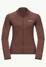 Gravex Thermo Fz Damen-Rad-Fleecejacke Dark Rust