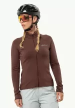 Gravex Thermo Fz Damen-Rad-Fleecejacke Dark Rust