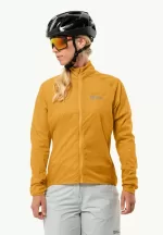 Gravex Wind Jkt Damen-Softshelljacke zum Radfahren Curry