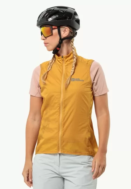 Gravex Wind Vest Outdoor-Weste für Damen Curry