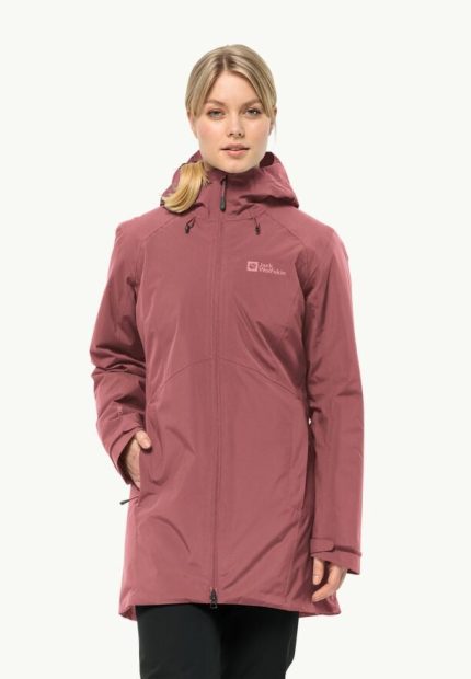 Heidelstein Ins Jkt Wasserdichte Damen-Winterjacke red ochre