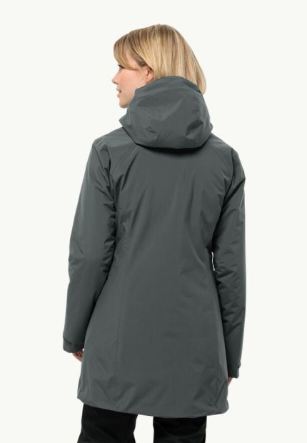 Heidelstein Ins Jkt Wasserdichte Damen-Winterjacke slate green