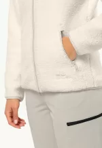 High Curl Jacket Damen-Fleecejacke panna cotta