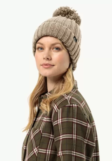 Highloft Knit Beanie Damen-Strickmütze anis